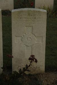 Vermelles British Cemetery - Midforth, John Brian