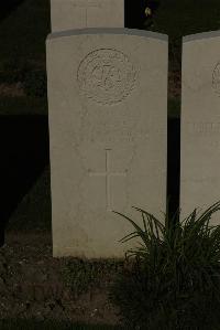Vermelles British Cemetery - Noble, James