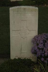 Vermelles British Cemetery - Orton, James