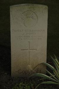 Vermelles British Cemetery - Pugh, J