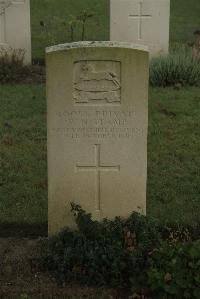 Vermelles British Cemetery - Stamp, W N