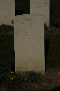 Vermelles British Cemetery - Strang, Daniel Clark
