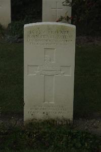 Vermelles British Cemetery - Taylor, John Henry