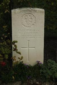 Vermelles British Cemetery - Thomson, W