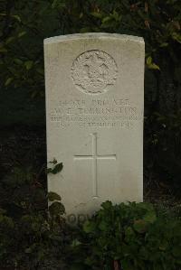 Vermelles British Cemetery - Torkington, W E