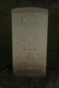 Vermelles British Cemetery - Watson, William