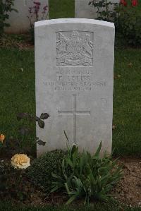 Wancourt British Cemetery - Bliss, F J