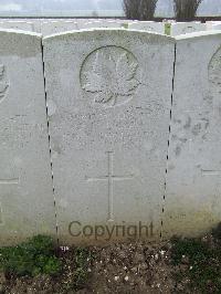 Wancourt British Cemetery - Bryan, J E