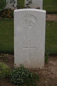 Wancourt British Cemetery - Caddick, F