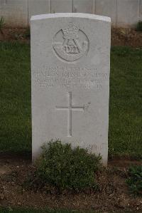 Wancourt British Cemetery - Dixon, Charles John (Ian)