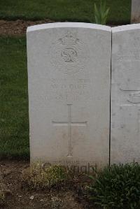 Wancourt British Cemetery - Duff, William Drummond