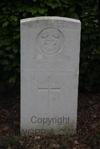 Wancourt British Cemetery - Evans, W