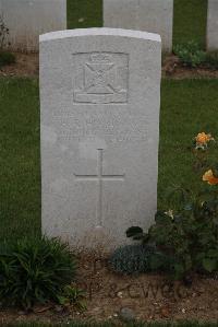 Wancourt British Cemetery - Harding, H R
