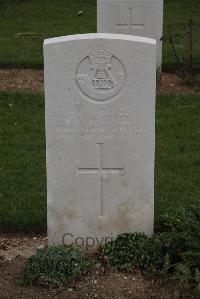 Wancourt British Cemetery - Hunter, John Demster