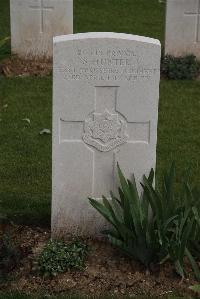 Wancourt British Cemetery - Hunter, Stanley