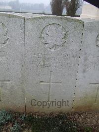 Wancourt British Cemetery - Nicholls, W