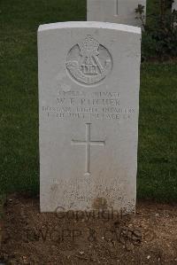 Wancourt British Cemetery - Pitcher, Walter Edward