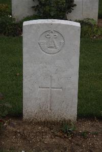 Wancourt British Cemetery - Ricketts, E J
