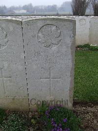 Wancourt British Cemetery - Robinson, Joseph Herman