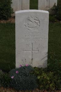 Wancourt British Cemetery - Seddon, J