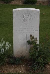 Wancourt British Cemetery - Thomson, Joseph Bruce