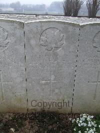 Wancourt British Cemetery - Treadwell, Albert Edward