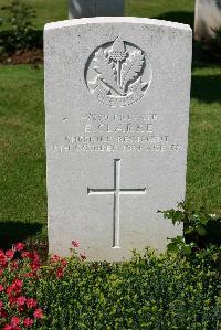 Warloy-Baillon Communal Cemetery Extension - Clarke, Edward