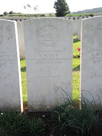 Warloy-Baillon Communal Cemetery Extension - Cox, F W H