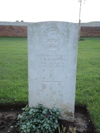 Warloy-Baillon Communal Cemetery Extension - Curzon, J A