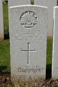 Warloy-Baillon Communal Cemetery Extension - Fitzgerald, Leslie Thomas Manning