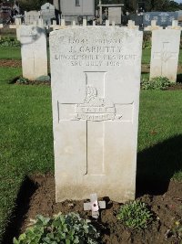 Warloy-Baillon Communal Cemetery Extension - Garritty, J