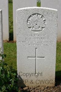 Warloy-Baillon Communal Cemetery Extension - Hunter, Reginald Joseph
