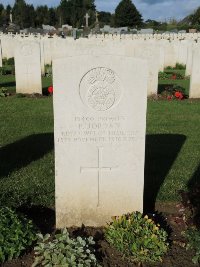 Warloy-Baillon Communal Cemetery Extension - Jordan, P