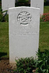 Warloy-Baillon Communal Cemetery Extension - Key, T