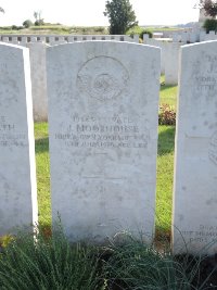 Warloy-Baillon Communal Cemetery Extension - Moorhouse, James