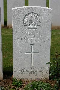 Warloy-Baillon Communal Cemetery Extension - Warrior, Sidney
