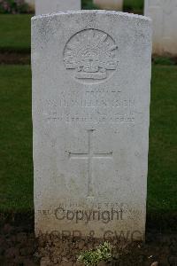 Warloy-Baillon Communal Cemetery Extension - Williamson, William Henry