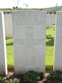 Warloy-Baillon Communal Cemetery Extension - Wright, J