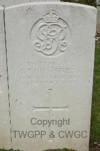 Brookwood Military Cemetery - Humphreys, G F