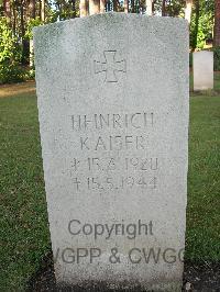 Brookwood Military Cemetery - Kaiser, Heinrich