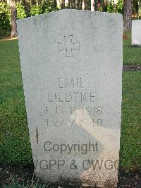 Brookwood Military Cemetery - Liedtke, Emil
