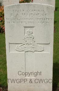 Brookwood Military Cemetery - Maidment, E A