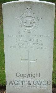 Brookwood Military Cemetery - Monks, John William Cyril