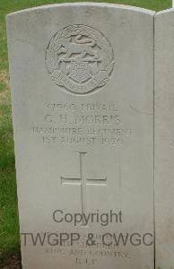 Brookwood Military Cemetery - Morris, G H