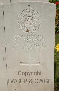 Brookwood Military Cemetery - Pruckner, C J