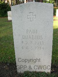 Brookwood Military Cemetery - Quabius, Paul