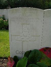Brookwood Military Cemetery - Shaw, E