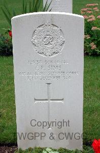 Brookwood Military Cemetery - Sims, Frank Parton