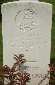 Brookwood Military Cemetery - Timson, A