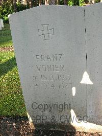 Brookwood Military Cemetery - Vonier, Franz